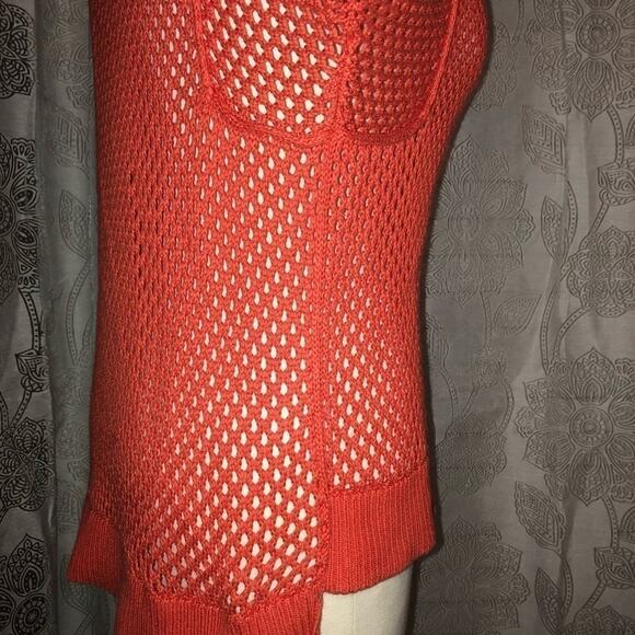 MICHEAL KORS  knitted  coral sweater size S - Picture 7 of 8